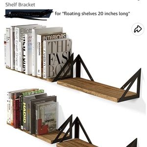 Minori prism bracket wall shelves